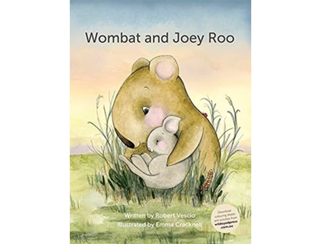 Livro Wombat and Joey Roo de Robert Vescio (Inglês)