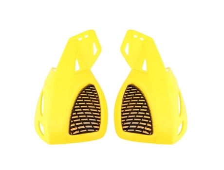 Qiilu Protetor de Mão Universal 7/8 Dirt Bike Scooter ATV Motocicleta Barra de Escova Proteções de Mão Protetor de Mão Amarelo QIILU