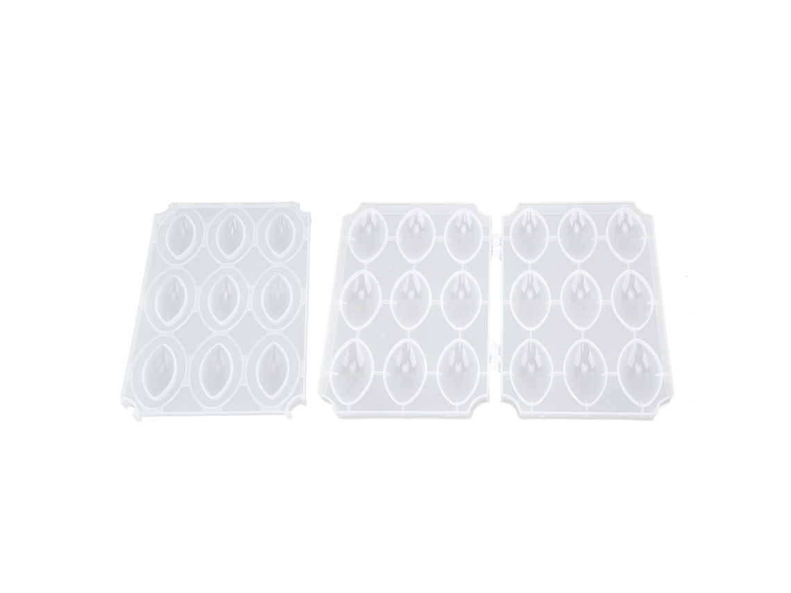 Molde para Bolinhos de Carne 9 Gradeiras Pressão Manual Abs Fabricador de Almôndegas Cozinha | S/MARCA