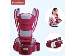Baby Strap 0 48 Meses Multifuncional Frente e Traseira Fácil Viagem Cruzamento Frente Abraçadeira Vermelho AOZORZ