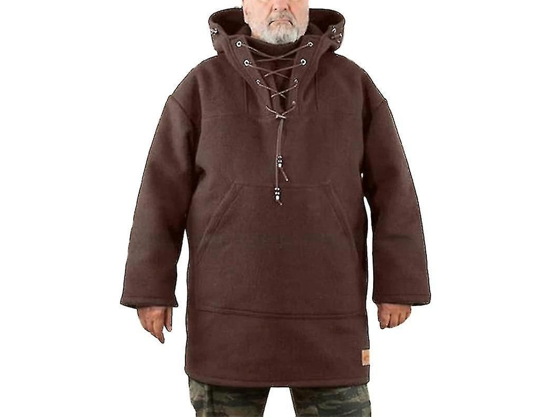 2026 chaqueta de Invierno para Hombre Con Capucha de Lana Gruesa Y Sudadera Casual