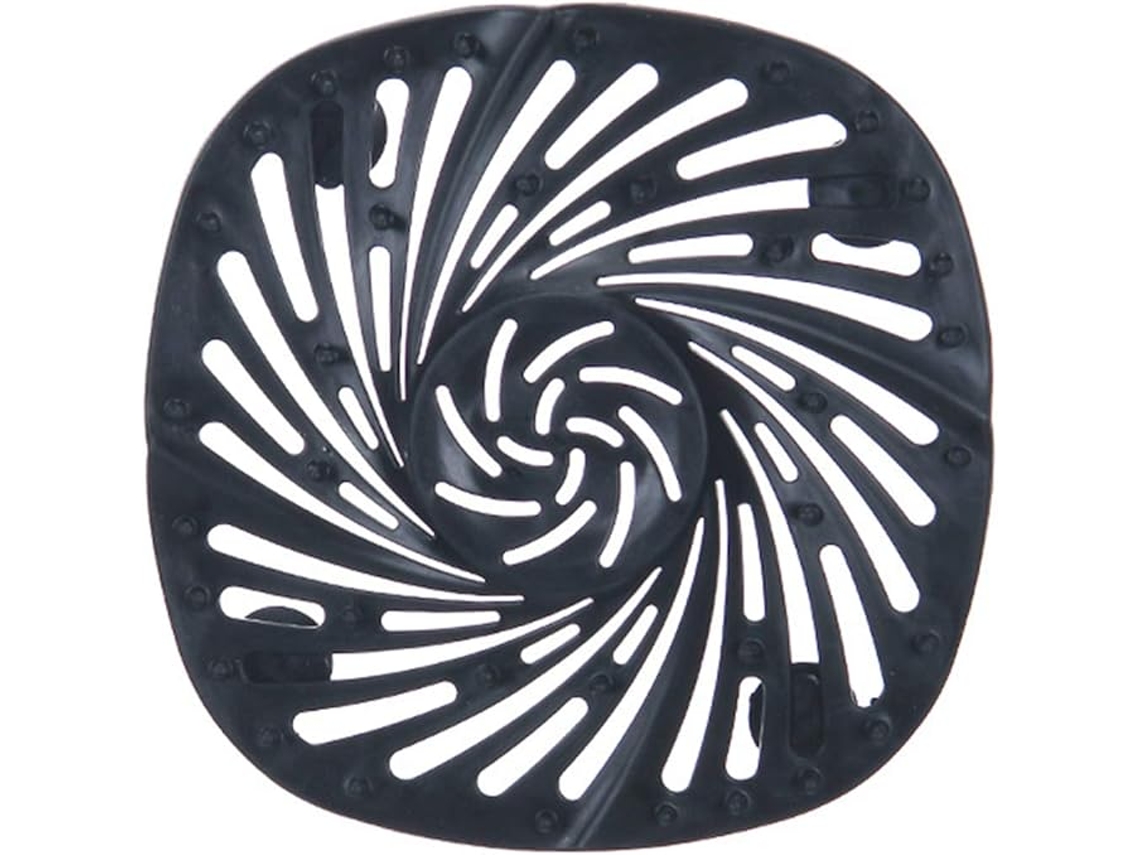 Ralo de Pia, Acessório para Banheiro, Bloqueador Cabelo, Tampa Anti entupimento Piso Chuveiro, Filtro Pia Preto AQUAFORGE
