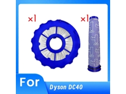 Conjunto De 2 Filtros Dianteiro E Traseiro Para Aspirador De Pó Portátil Dc40.