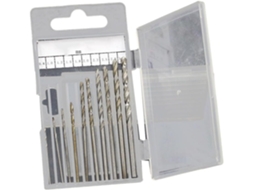 Conjunto De Furadeira Manual Com 10 Mandris, Mini Torno Pino Compacto