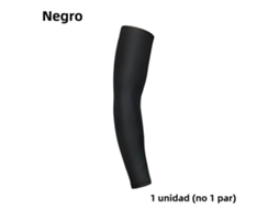 Manga Esportiva Universal com Proteção UV para Basquete e Futebol (preta, tamanho M)