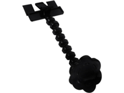 Bastão De Selfie Gato Preto Em Pvc Com Clipe Para Celular