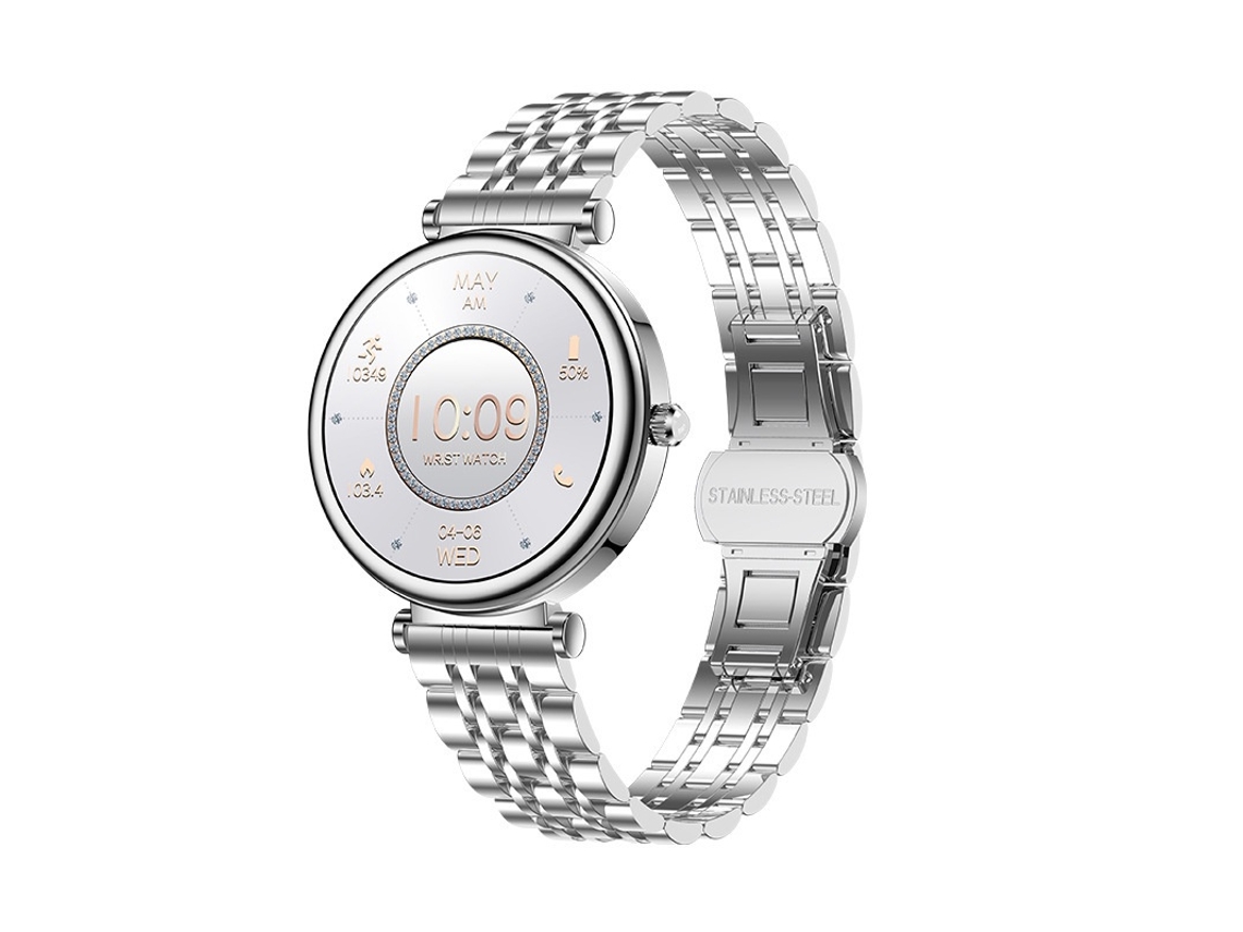 Smartwatch Para Mulheres, Relógio Fitness De 1,27” Com Chamadas Bluetooth, Monitoramento De Frequência Cardíaca, Sono, Spo2 E Estresse, Mais