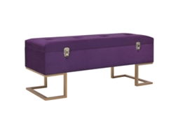 Bench, Benches Vidaxl Roxo Tecido (n/a)