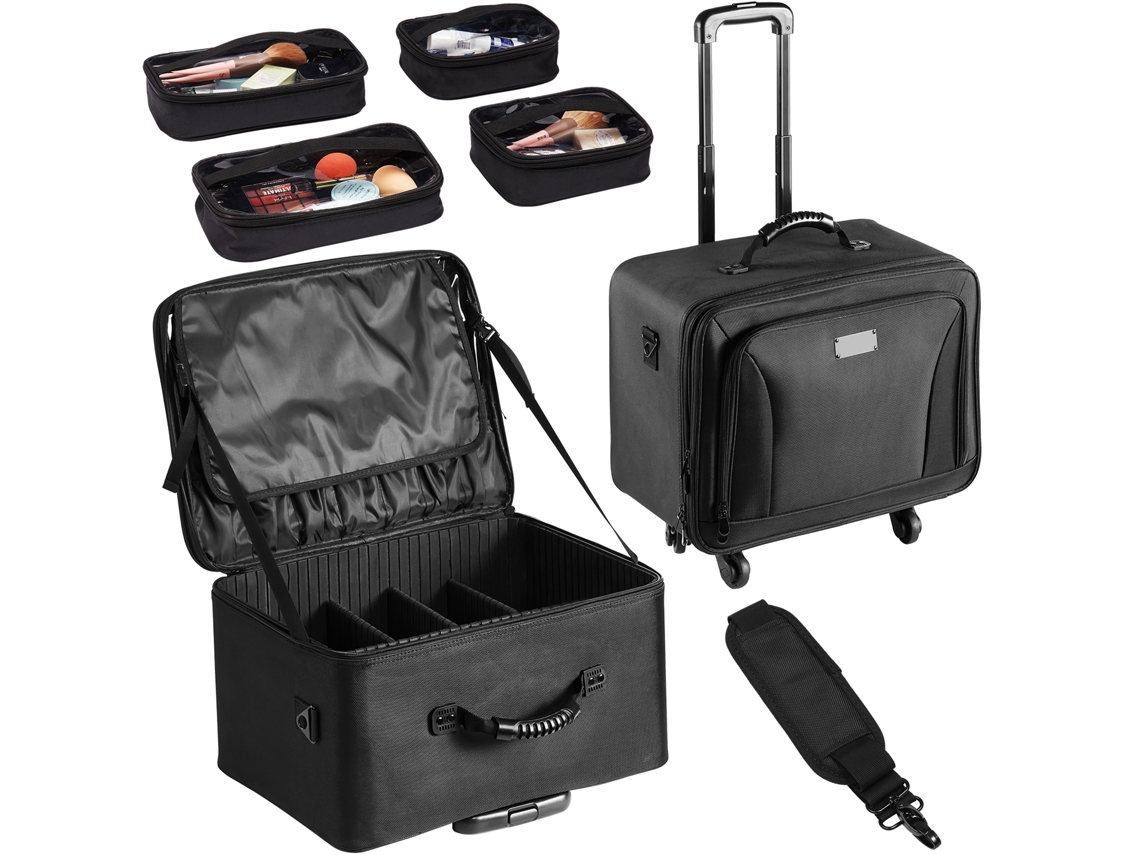 Níveis Conveniente Maleta Alças Bolsa Impermeável Profissional com Rodas Transporte Correia Caixa Oxford Presente