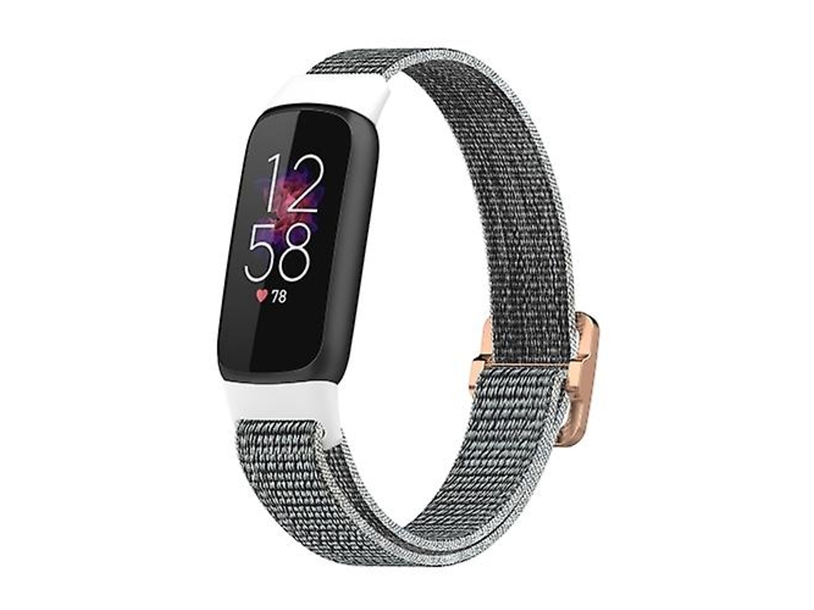 Lurelia Pulseira De Concha, Compatível Com Fitbit Luxe Nylon Elástica Ajustável, Acabamento Moderno