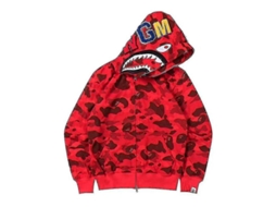 2026 sudadera com Capuz Camuflagem para Menino com Zíper Solto e Estilo Casual