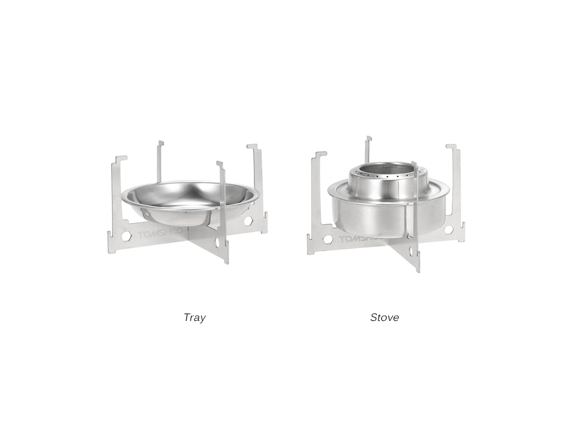 Estufa de Álcool Portátil Ultraleve Camping Tomshoo
