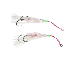 Isca De Lula Luminosa Com Anzol 10cm 2un