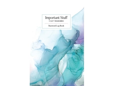 Livro Important Stuff I Cant Remember Password Log Book De Boomer Press (inglês)