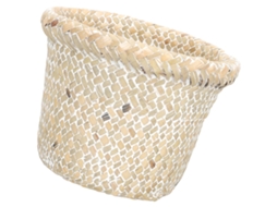 Cesto de Arrumação Vintage Feito Rattan Natural. Durável e Resistente Ao Desgaste, Adequado como CHABERLU