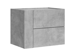 Wall-mounted Bedside Cabinet, Wall-mounted Bedside Cabinets Vidaxl Cinzeto Madeira Processada (n/a)