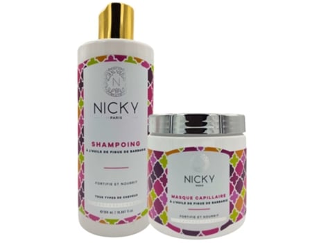 Lote de Champô e Máscara com Óleo de Figo-da-Índia NICKY PARIS