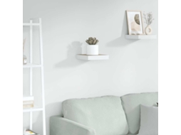 Vidaxl Prateleira Parede Suspensa 23x23,5x3,8 Cm Mdf Carvalho E Branco