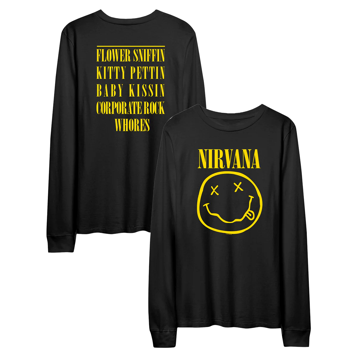 Rockinstone Nirvana Smiley Sweatshirt(xl)