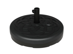 Base de Guarda Sol, Pode Ser Preenchida com Água e Areia, Ø 56cm, 30,5h Preto | S/MARCA