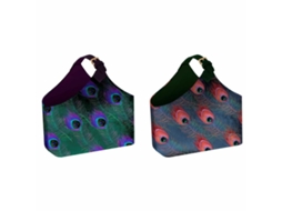 Porta Revista Dkd De Decoração De Casa De Poliéster (45 X 20 X 40 Cm) (2 Pcs)