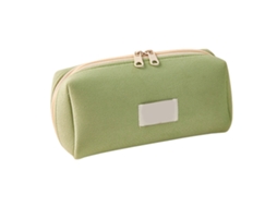 Estuche Para Lápices Elegante, De Gran Capacidad, Color Verde, Con Bonito Diseño, Para Niñas En Edad Escolar.