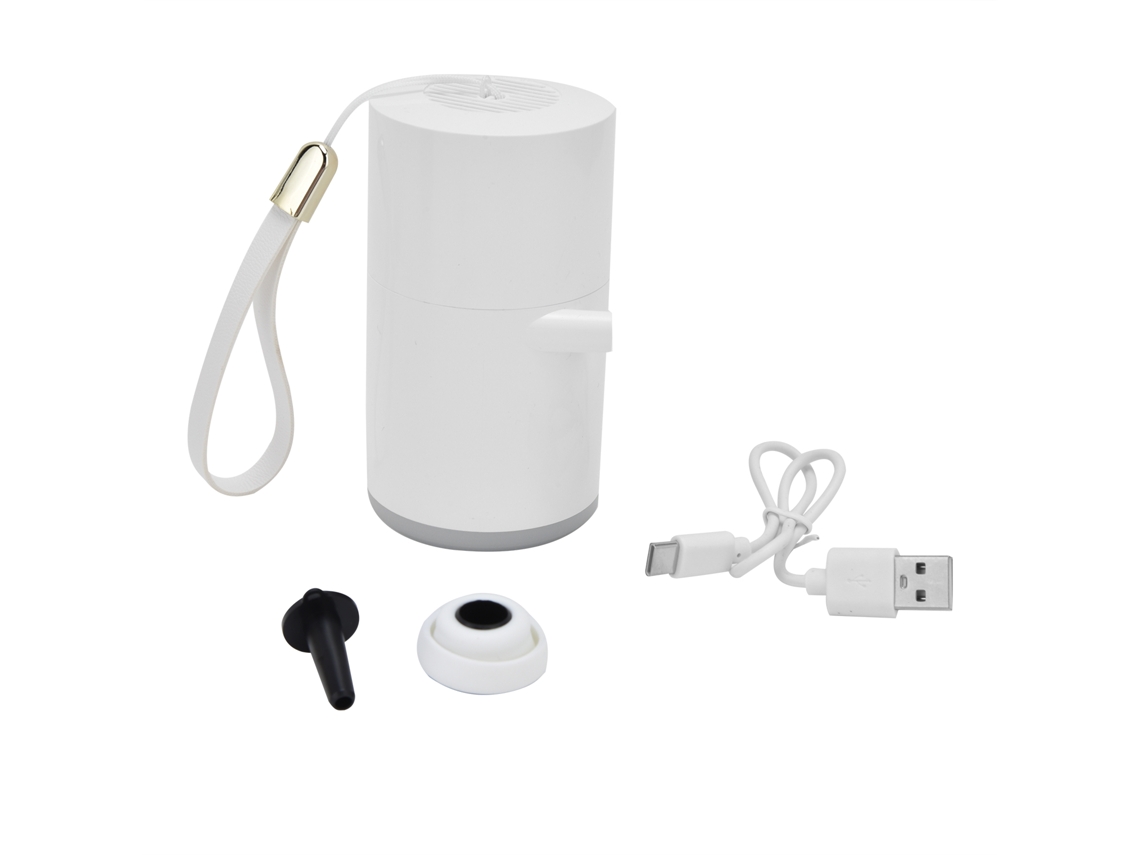 2026 bomba de Aire Mini Led 4 Velocidades Usb Batería Eficiente Portátil para Camping Exterior Hogar Blanco