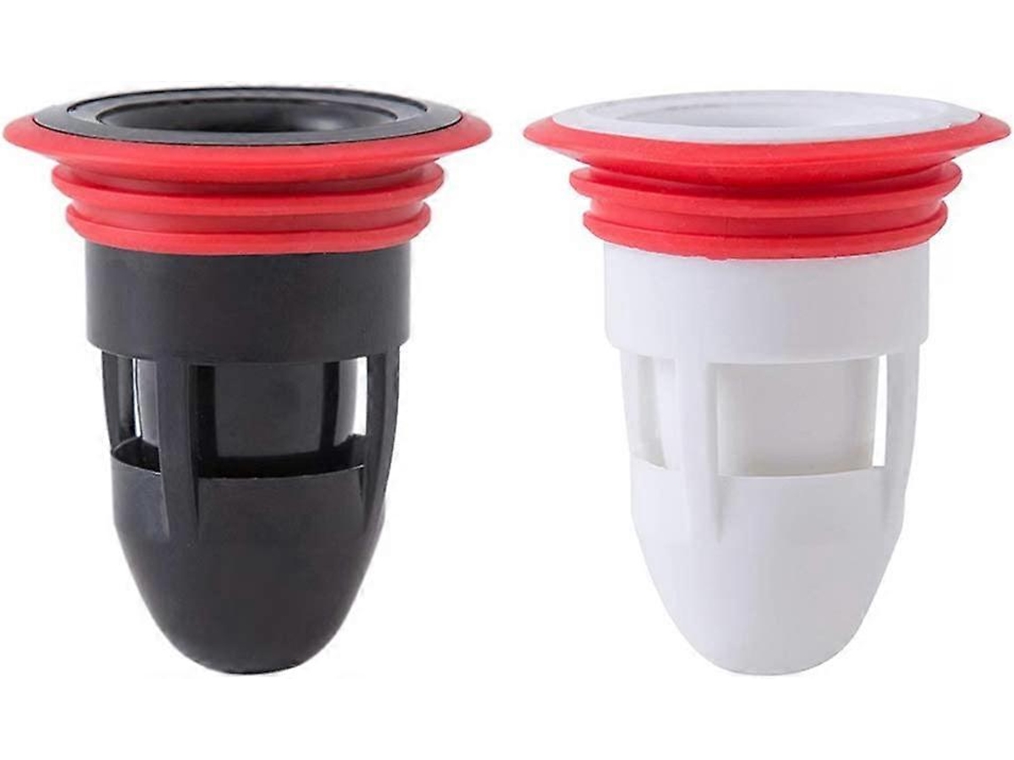 2 tampões anti-huella para desagüe de ducha e cozinha, prevenção de odores, selado eficaz, 3.7-5.2cm | S/MARCA