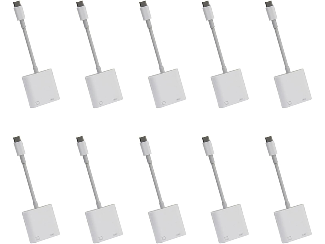 Conversor de Rede com Fio Otg Tipo C Usb para Rj45 Ethernet Lan 10x 100 SFUSHOS
