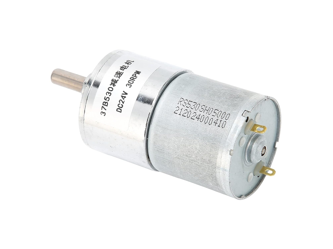 Mini Motores Elétricos, Motor De Engrenagem Dc24v 30rpm Para Guinchos Em Miniatura Abridor Janelas