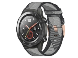 Pulseira De Nylon Trançado De 20 Mm Para Huawei Watch 2