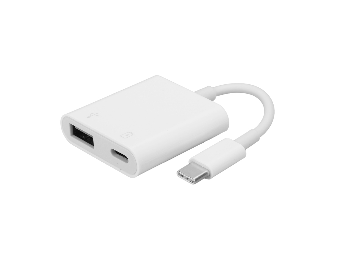 Adaptador Otg, 2 Em 1 Para Pen Drive Usb Externo De Telefone Móvel E Fonte De Alimentação, Conversor Usb3.0 Type-c