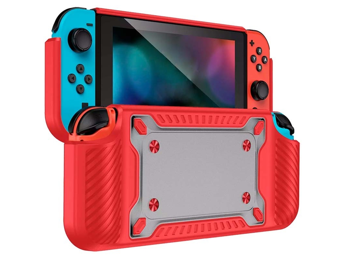 Capa para Nintendo Switch POWERGAMING com Card Box Vermelho
