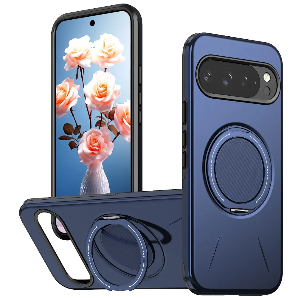 (azul, Google Pixel 10a) Capa Para Celular Com Suporte Magnético De 360°, Compatível Com Magsafe E Proteção Contra Impactos.