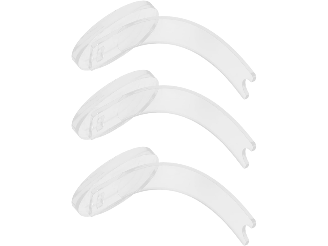 Conjunto de 3 Porta canetas em Acrílico Transparente, Suporte Vertical Simples para Canetas tinteiro, Porta lá