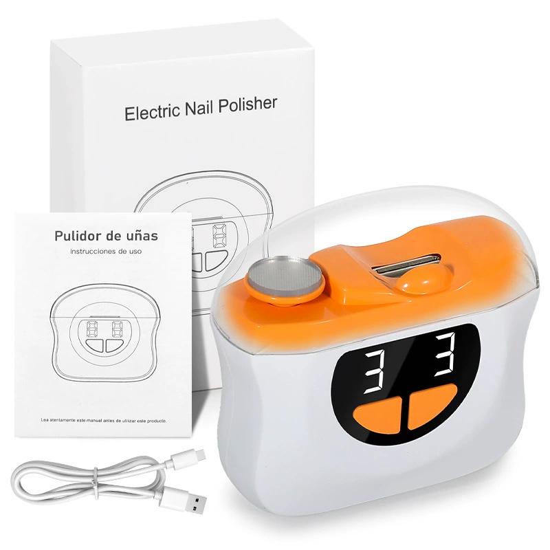Conjunto De Imagens De Unhas Hy78, Laranja (com Luz)*