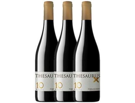 Vinho THESAURUS Thesaurus X 10 Meses Tempranillo Ribera Del Duero Crianza (0.75 L - 3 unidades)