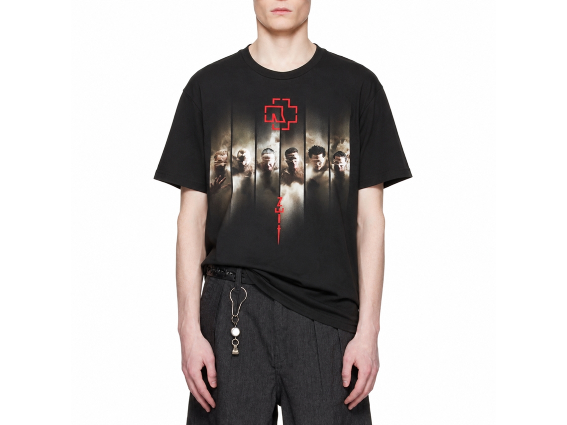 Rockinstone T-shirt Rammstein Band Im Fluss Der Zeit Size:m