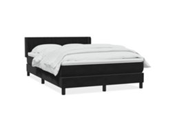Box Spring Bed, Box Spring Beds Vidaxl Preto Veludo (160 X 210 Cm)