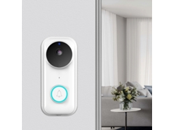 Campainha Sem Fio Com Câmera Wi Fi, Visão Noturna, Áudio Bidirecional Para Monitoramento De Aplicativo Tuya, Campainha Visual Slowmoose