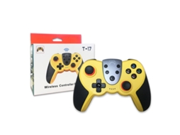 Comando Nintendo Switch LONZEN Switch Pro Joystick Remote Amarelo