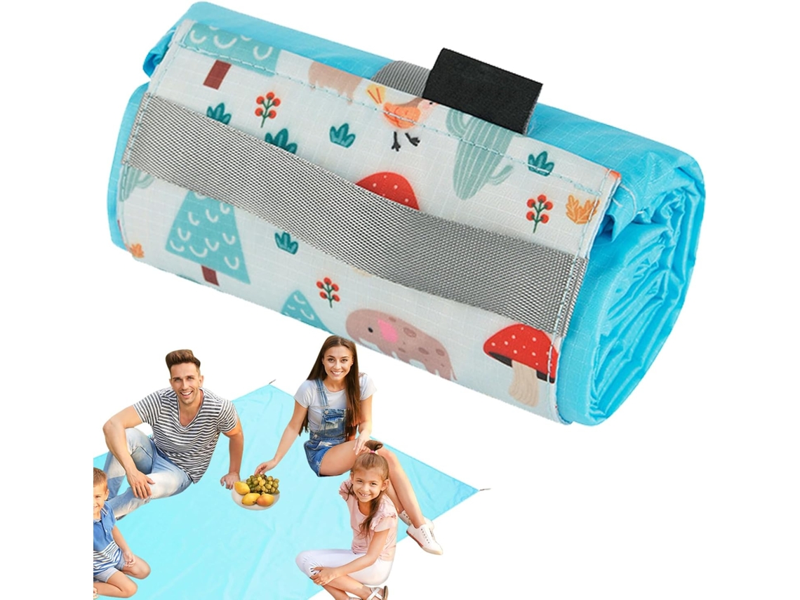 Cobertor De Piquenique Para Uso Externo, Impermeável, Resistente À Areia, Portátil E Para Todas As Condições.