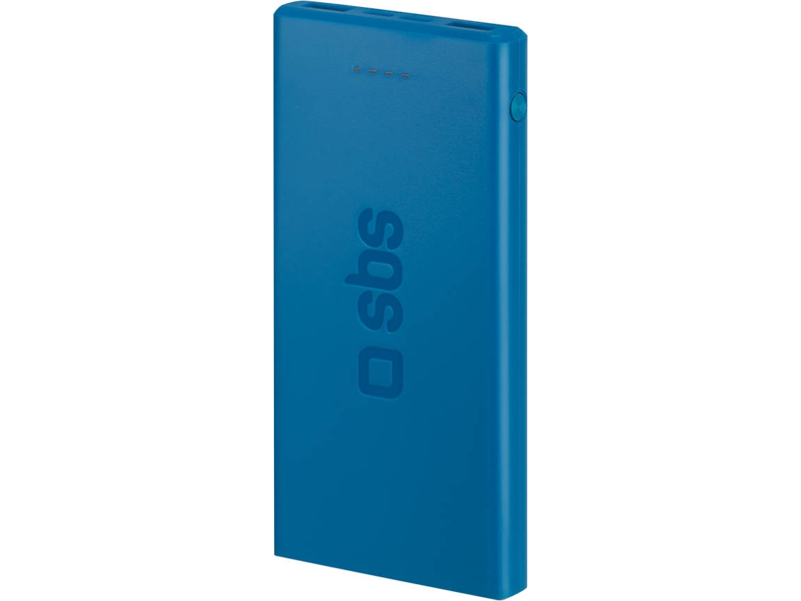 Powerbank SBS Fast Charge (10000 mAh - 2 USB - Azul)
