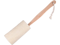 Escova De Banho Esfoliante Natural Com Cabo Longo Madeira Para O Corpo, Não Poluente, Com Cordão Para Pendurar