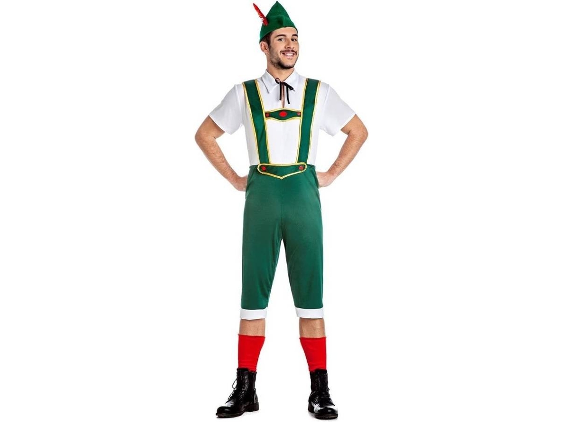 Fato de Homem DISFRAZZES Tirolês Verde (Tam: M/L)