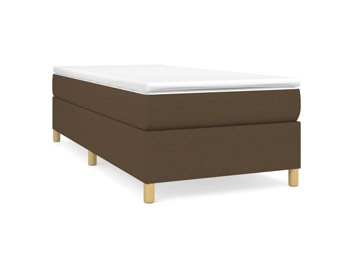 Box Spring Bed, Box Spring Beds Vidaxl Marrom Tecido (80 X 200 Cm)
