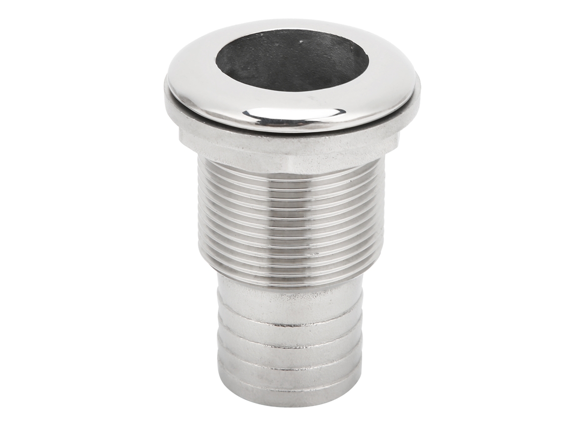 Conector de Pasaje Hull para Barco em Aço Inoxidável com Barbilla de Manguera 11/4 Polegadas S/MARCA