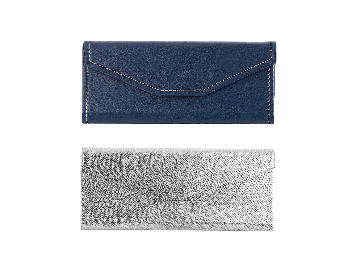 Estojo Dobrável Para Óculos, Protetor De Óculos, Para Uso Geral, 16 X 7 X 6,5 Cm, Pacote Com 2 Olysi Shop