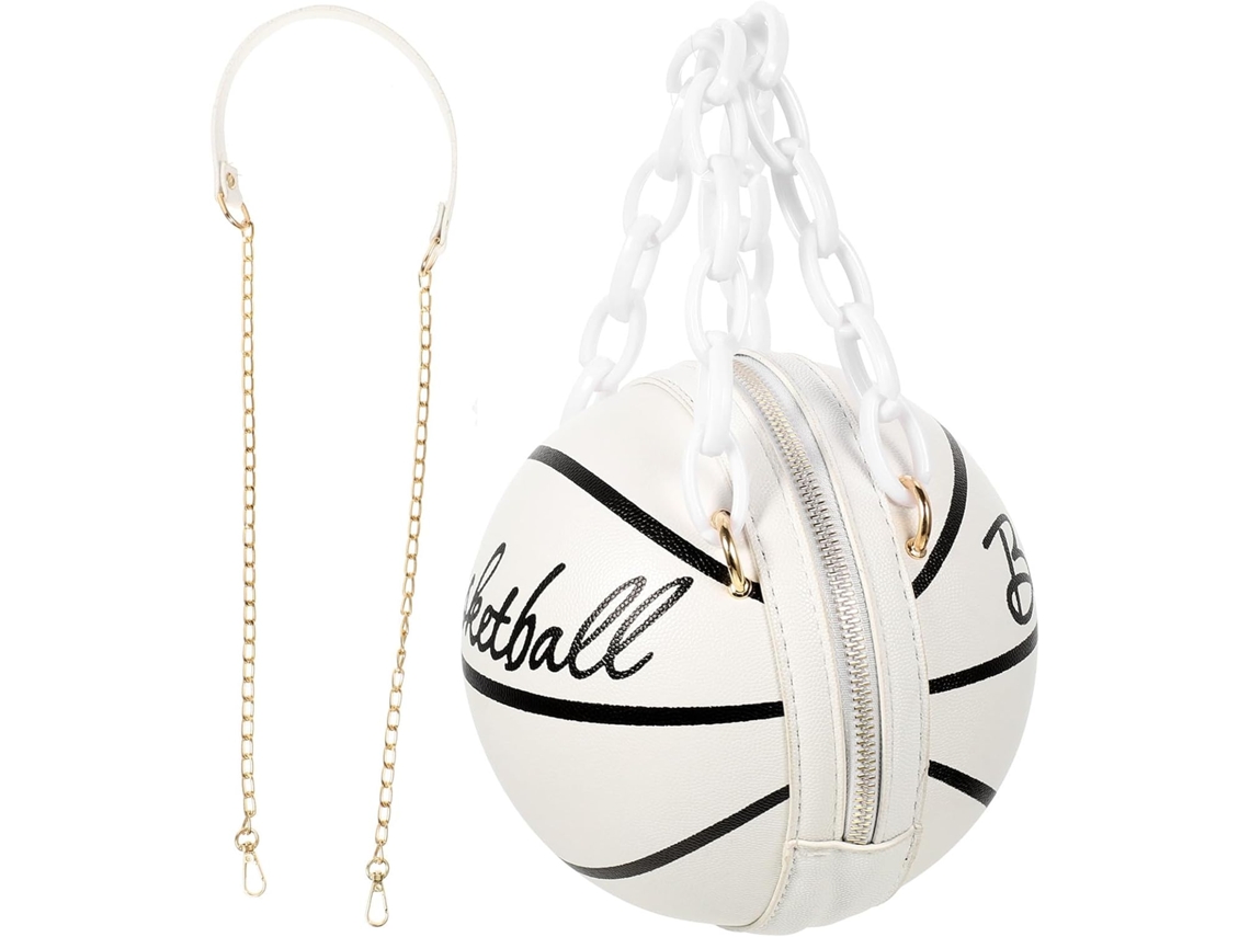 Bolsa De Ombro Feminina Ciieeo Para Basquete, Ideal Para Trabalho E Passeios.