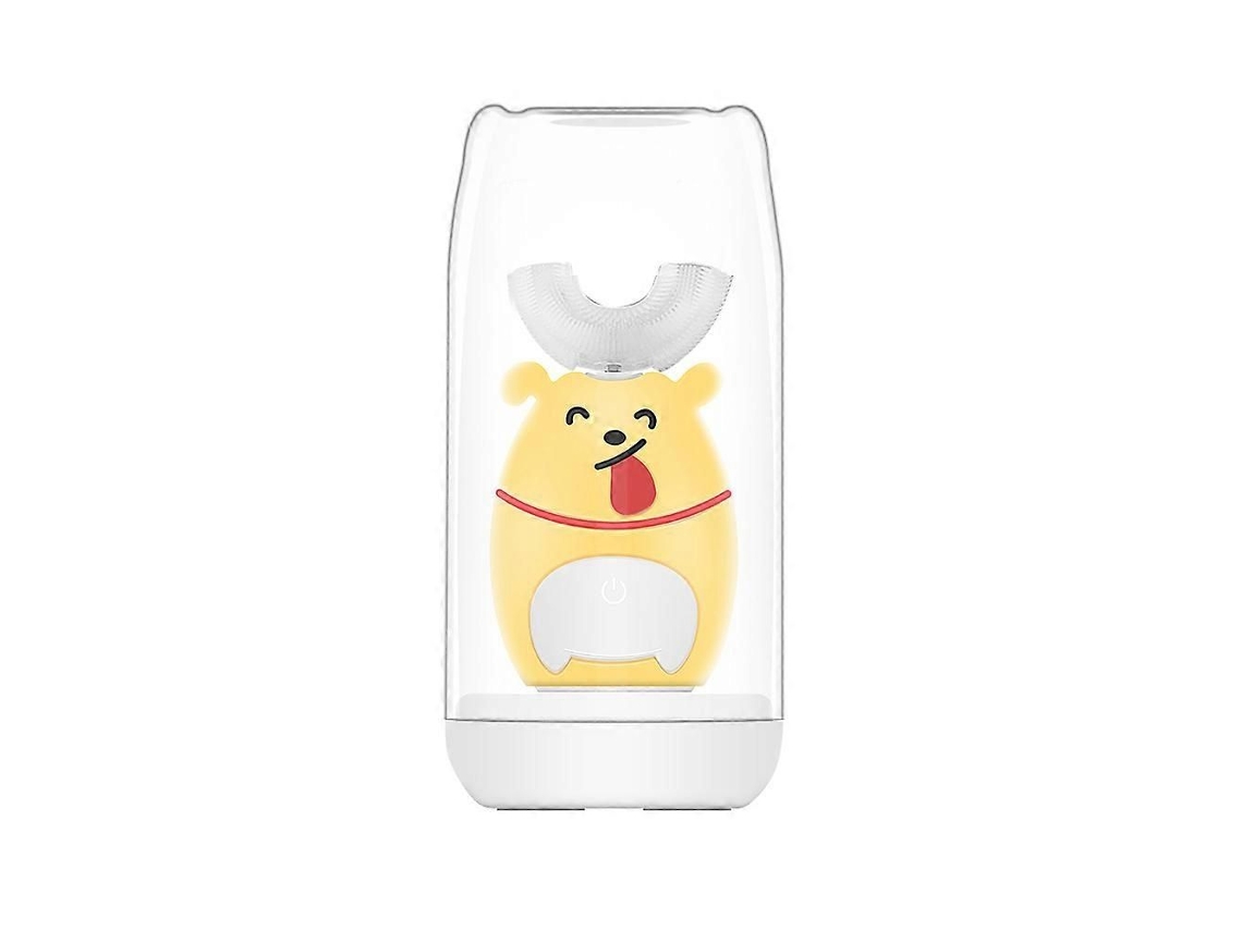 Escova De Dentes Elétrica Infantil Ultrassônica Automática Com Cabeça De Silicone